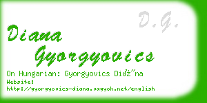 diana gyorgyovics business card